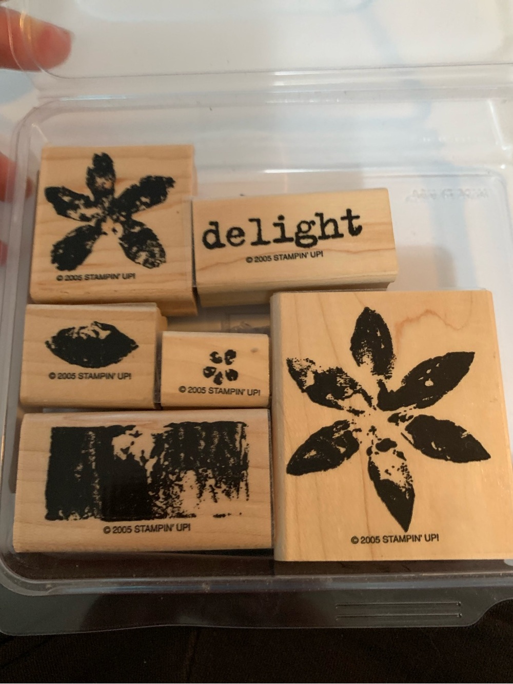 Stampin' Up! Paint Prints Wood-Mounted Stamp